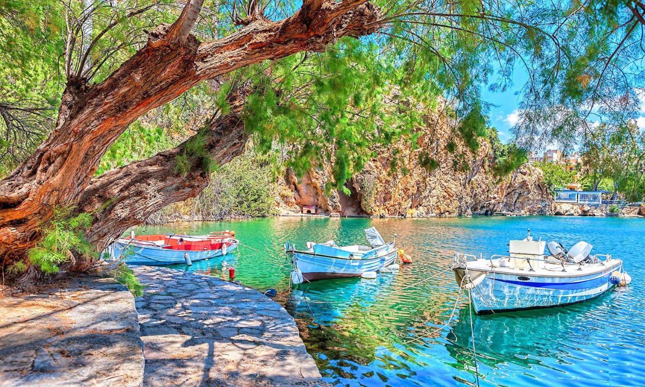 Cretan Lodge Heated Pool Agios Nikolaos  Ngoại thất bức ảnh