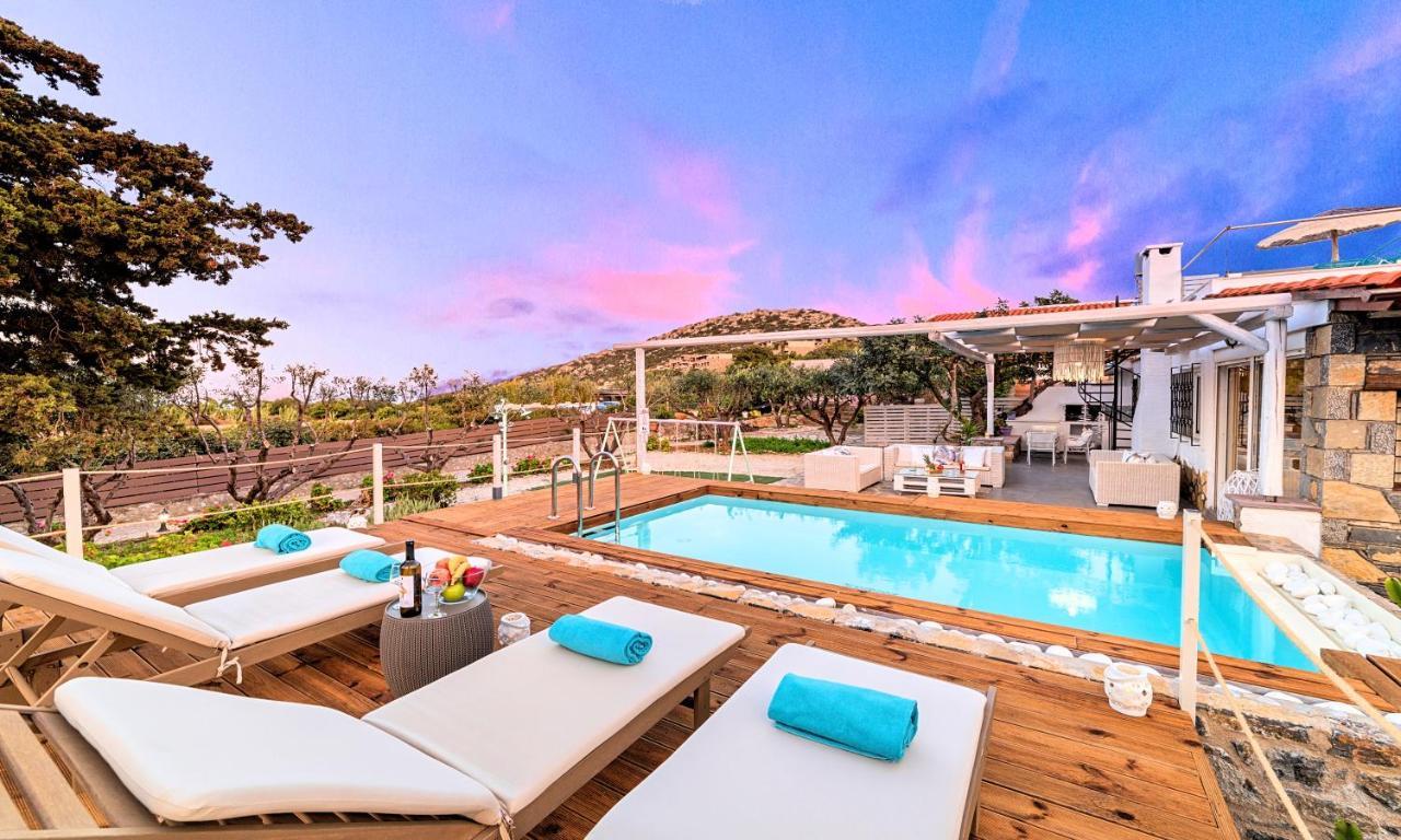Cretan Lodge Heated Pool Agios Nikolaos  Ngoại thất bức ảnh