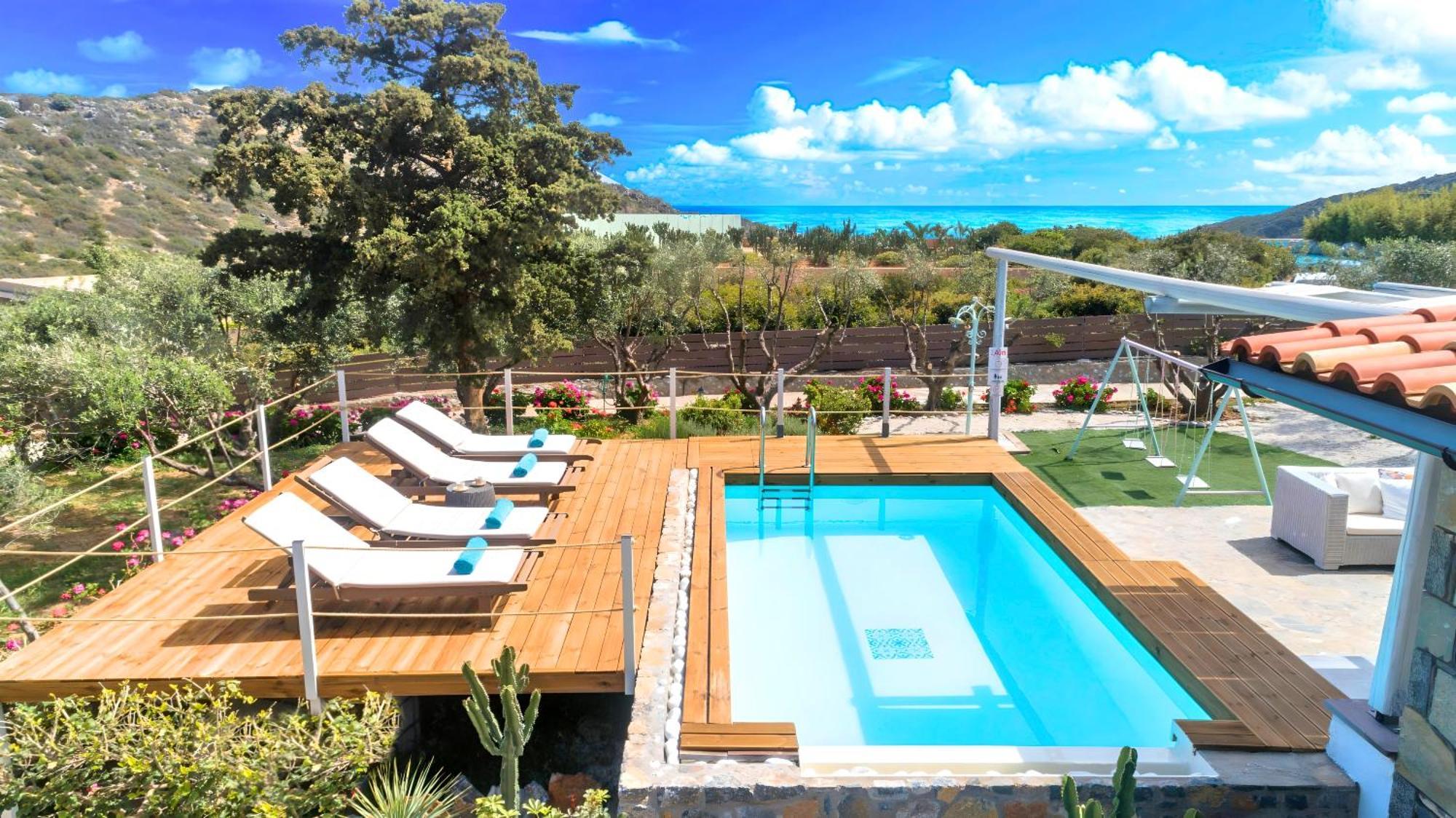 Cretan Lodge Heated Pool Agios Nikolaos  Ngoại thất bức ảnh