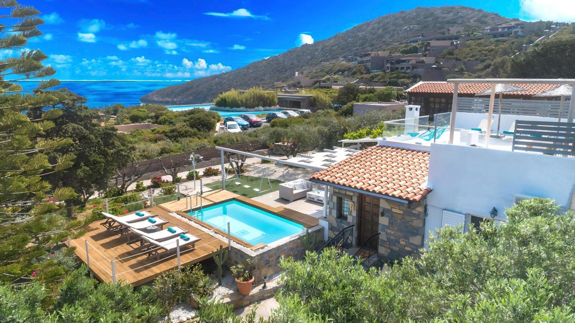 Cretan Lodge Heated Pool Agios Nikolaos  Ngoại thất bức ảnh