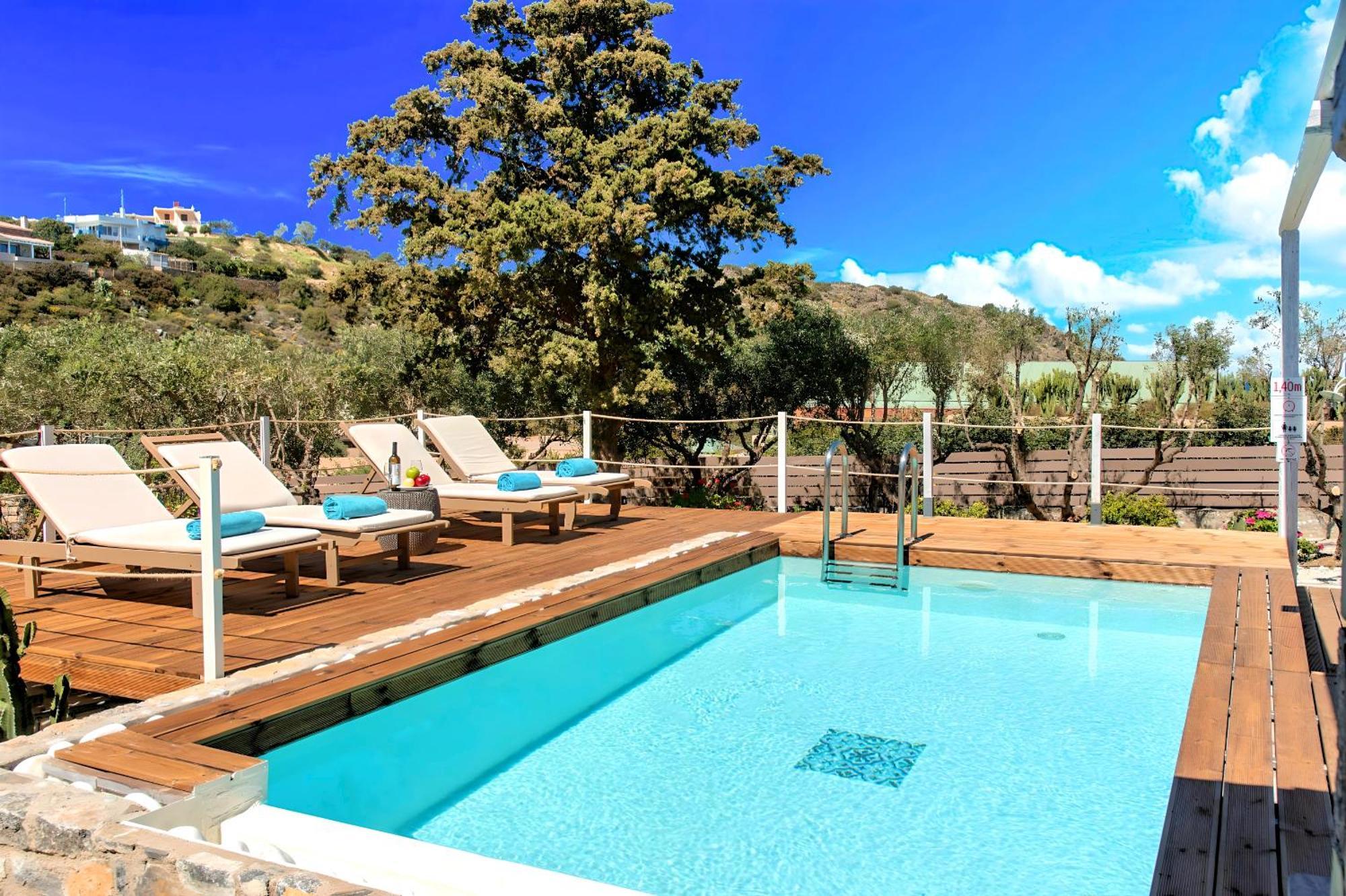 Cretan Lodge Heated Pool Agios Nikolaos  Ngoại thất bức ảnh