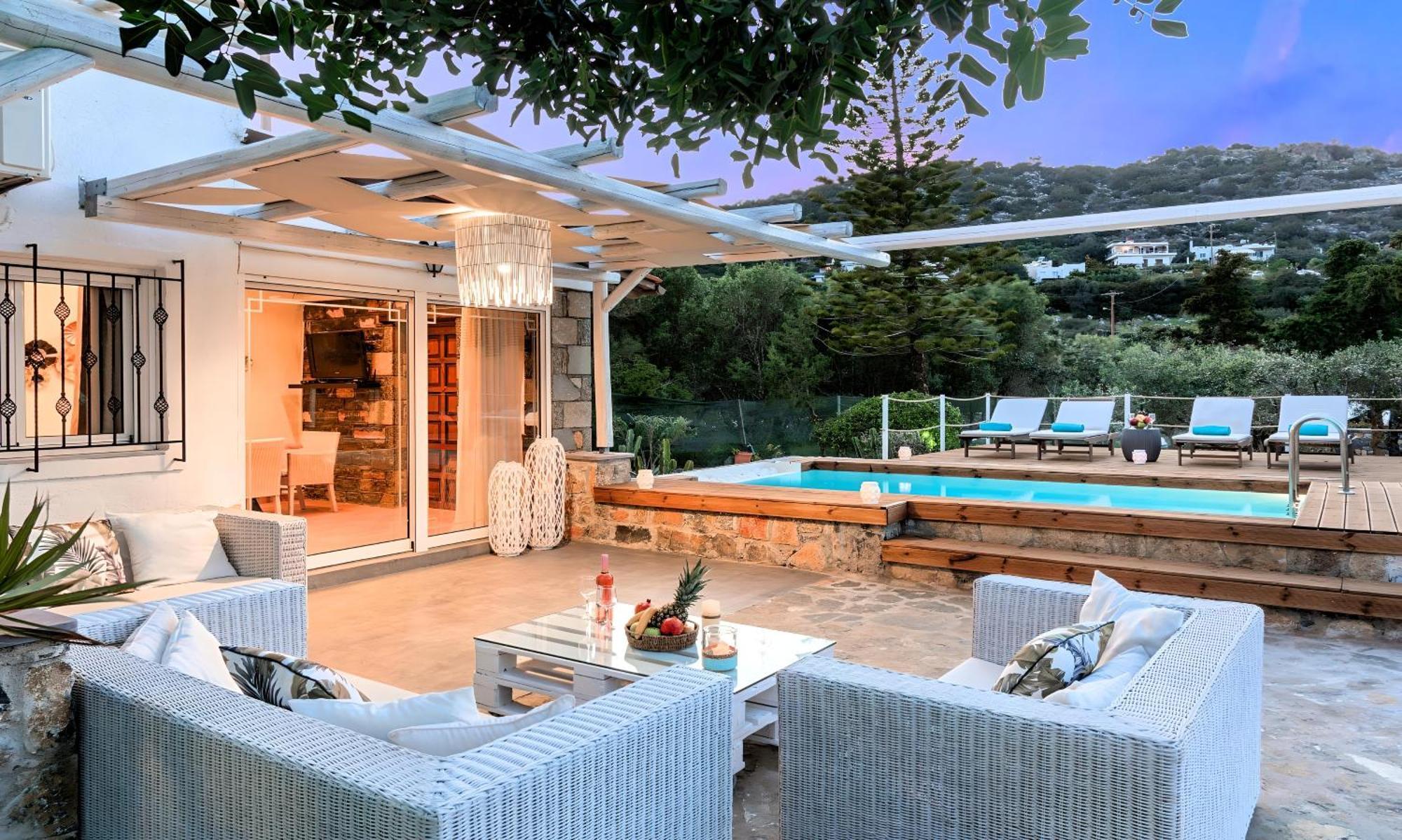 Cretan Lodge Heated Pool Agios Nikolaos  Ngoại thất bức ảnh